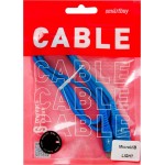 Кабель SMARTBUY USB – micro USB, с индикацией заряда, 1м