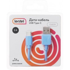 Дата-кабель LENTEL Usb – Type-C 2A Арт. 126839, 1м в магазинах Лента