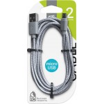 Кабель GAL 2646 Usb – micro-Usb 2А, нейлоновый, 2м