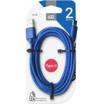 Кабель GAL 2648 Usb – Type-C 2А, нейлоновый, 2м