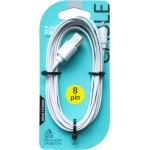 Кабель GAL USB A – 8pin, 2А, плоский, 1,5м