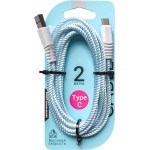 Кабель GAL USB A – type-C, 2А, нейлон, 2м