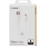 Дата-кабель DEPPA USB – Lightning, 2м, белый