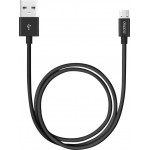 Дата-кабель DEPPA USB – micro USB, 1,2м, черный