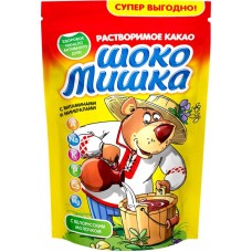 Какао-напиток растворимый ШОКОМИШКА, 250г в магазинах Лента Какао-напиток растворимый ШОКОМИШКА, 250г в магазинах Лента