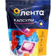 Капсулы для стирки цветного белья ЛЕНТА 80%, 25шт в магазинах Лента