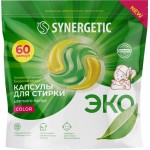 Капсулы для стирки SYNERGETIC Color биоразлагаемые, 60шт Капсулы для стирки SYNERGETIC Color биоразлагаемые, 60шт