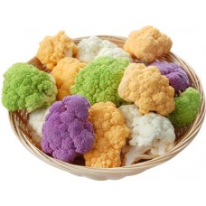 Капуста цветная разноцветная, весовая в магазинах Лента