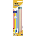 Набор чернографитовых карандашей BIC Evolution Stripes, с ластиком