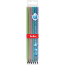 Карандаш чернографитный BERLINGO Flexy pastel HB, трехгранный, с ластиком, Арт. BP01014 в магазинах Лента