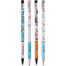 Карандаш механический MESHU 0,7мм, с ластиком, в ассортименте, Арт. 306848 в магазинах Лента