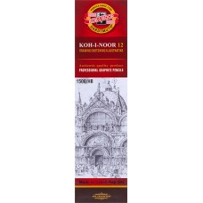 Карандаш чернографитный KOH-I-NOOR 1500 HB, заточенный, Арт. 15000HB01170RU в магазинах Лента