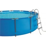 Бассейн каркасный BESTWAY Steel Pro Max 9150л 366х100см, с фильтром- насосом и лестницей, Арт. 56418 Бассейн каркасный BESTWAY Steel Pro Max 9150л 366х100см, с фильтром- насосом и лестницей, Арт. 56418