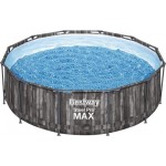 Бассейн каркасный BESTWAY 366x366x100см 9150л, с фильтром-насосом 220–240V и лестницей, Арт. 5614X Бассейн каркасный BESTWAY 366x366x100см 9150л, с фильтром-насосом 220–240V и лестницей, Арт. 5614X