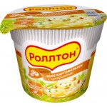 Пюре картофельное РОЛЛТОН с сухариками, 40г