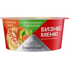 Пюре картофельное БИЗНЕС МЕНЮ с куриным филе, приправами и овощами, 110г в магазинах Лента