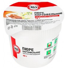 Пюре картофельное 365 ДНЕЙ со вкусом говядины быстрого приготовления, 40г в магазинах Лента