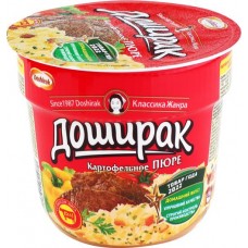 Пюре картофельное DOSHIRAK со вкусом мяса, 40г в магазинах Лента