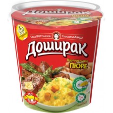 Пюре картофельное DOSHIRAK с соусом говяжий с овощами, 52г в магазинах Лента
