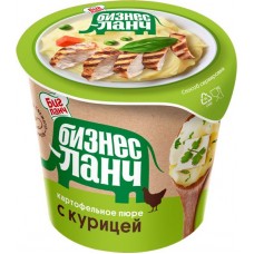 Пюре картофельное БИЗНЕС ЛАНЧ с курицей, 40г в магазинах Лента