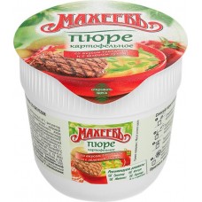 Пюре картофельное МАХЕЕВЪ со вкусом говядины и зеленым луком, 40г в магазинах Лента