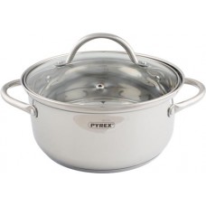 Кастрюля с крышкой PYREX Master 2.8л, нержавеющая сталь Арт. MA20AEX/E006 в магазинах Лента