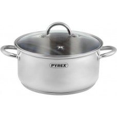 Кастрюля с крышкой PYREX Master 4.8л, нержавеющая сталь Арт. MA24AEX/E006 в магазинах Лента