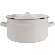 Кастрюля с крышкой ЛЫСЬВЕНСКИЕ ЭМАЛИ Жемчужная, эмалированная сталь 5.5л Арт. С-1617/Жм в магазинах Лента