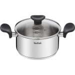 Кастрюля с крышкой TEFAL Primary d=18см, нержавеющая сталь 2.1л Арт. E3084374