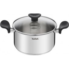 Кастрюля с крышкой TEFAL Primary d=20см, нержавеющая сталь 3л Арт. E3084474 в магазинах Лента