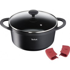 Кастрюля TEFAL Pro Cook, со стеклянной крышкой, литой алюминий, 4.5л Арт. E2184675 в магазинах Лента