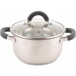 Кастрюля HOMECLUB Comfort, с силиконовыми ручками, нержавеющая сталь, индукция, 2.5л Арт. GS-4 Кастрюля HOMECLUB Comfort, с силиконовыми ручками, нержавеющая сталь, индукция, 2.5л Арт. GS-4