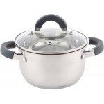 Кастрюля HOMECLUB Comfort, с силиконовыми ручками, нержавеющая сталь, индукция, 1.5 Арт. GS-3 Кастрюля HOMECLUB Comfort, с силиконовыми ручками, нержавеющая сталь, индукция, 1.5 Арт. GS-3