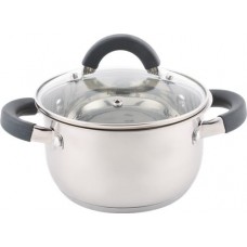 Кастрюля HOMECLUB Comfort, с силиконовыми ручками, нержавеющая сталь, индукция, 1.5 Арт. GS-3 в магазинах Лента