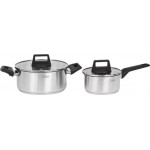 Набор посуды TALLER Лиард, 4 предмета: кастрюля с крышкой 2.9л, ковш с крышкой 1.1л, нержавеющая сталь Набор посуды TALLER Лиард, 4 предмета: кастрюля с крышкой 2.9л, ковш с крышкой 1.1л, нержавеющая сталь