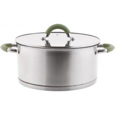Кастрюля HOMECLUB Verde, нержавеющая сталь, индукция, силиконовые ручки, 3л, Арт. NBF-cas2 в магазинах Лента