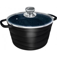 Кастрюля НЕВА МЕТАЛЛ ПОСУДА Сириус, стеклянная крышка, литой алюминий, индукция, 6л, Арт. S6660i в магазинах Лента