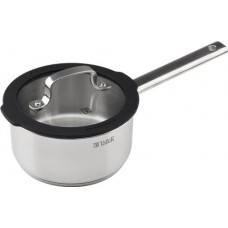 Ковш TALLER Expertise black, с крышкой, нержавеющая сталь, стекло, индукция, 1.5л, Арт. TR-99353 в магазинах Лента