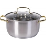 Кастрюля HOMECLUB Amethyst, с крышкой, нержавеющая сталь, индукция, 4л, Арт. GS-LG3 Кастрюля HOMECLUB Amethyst, с крышкой, нержавеющая сталь, индукция, 4л, Арт. GS-LG3