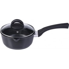 Ковш HOPPS Flame, со стеклянной крышкой, ручка soft touch, литой, индукция, 1.5л, Арт. HKo18NID в магазинах Лента