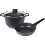 Набор посуды HOPPS Cooking Show, казан 5л, стеклянная крышка 24см, сковорода 24см, Арт. HOP-5-24 Набор посуды HOPPS Cooking Show, казан 5л, стеклянная крышка 24см, сковорода 24см, Арт. HOP-5-24