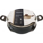 Кастрюля HOMECLUB Timeless, литой алюминий, антипригарное покрытие, soft touch, стеклянная крышка, 5.7л, Арт. Ti-5,7