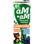 Бифилайф для детей АМ-АМ МАМИНА ЗАБОТА Черника 2,5%, без змж, 210г