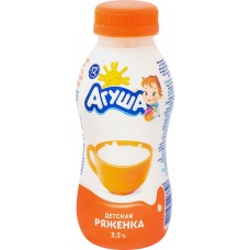 Ряженка детская АГУША сладкая 3,2%, с 12 месяцев, без змж, 180г в магазинах Лента