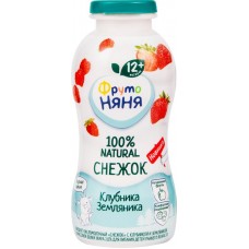 Продукт кисломолочный ФРУТОНЯНЯ Снежок Клубника, земляника 2%, 200г в магазинах Лента