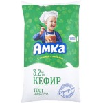 Кефир АМКА 3,2%, без змж, 1000г