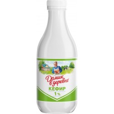 Кефир ДОМИК В ДЕРЕВНЕ 1%, без змж, 900г в магазинах Лента