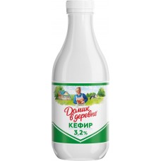 Кефир ДОМИК В ДЕРЕВНЕ 3,2%, без змж, 900г в магазинах Лента