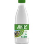 Кефир ЭКОНИВА 3,2% бутылка, без змж, 1000г Кефир ЭКОНИВА 3,2% бутылка, без змж, 1000г