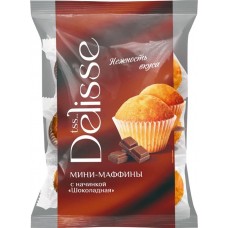 Маффины DELISSE Шоколадные, 450г в магазинах Лента